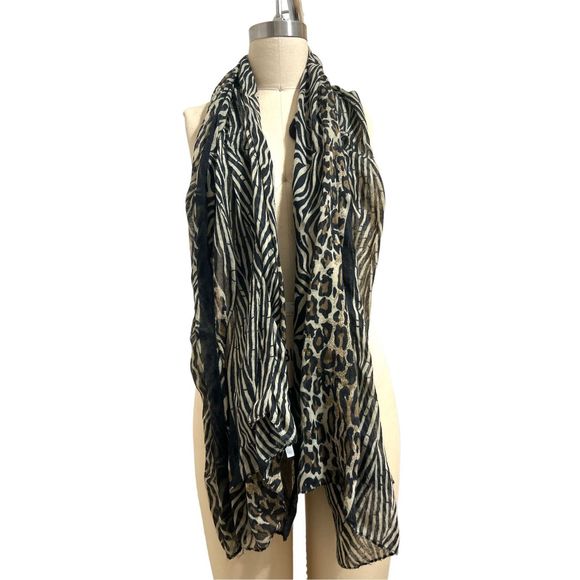 Zebra Print scarf - Picture 2 of 3